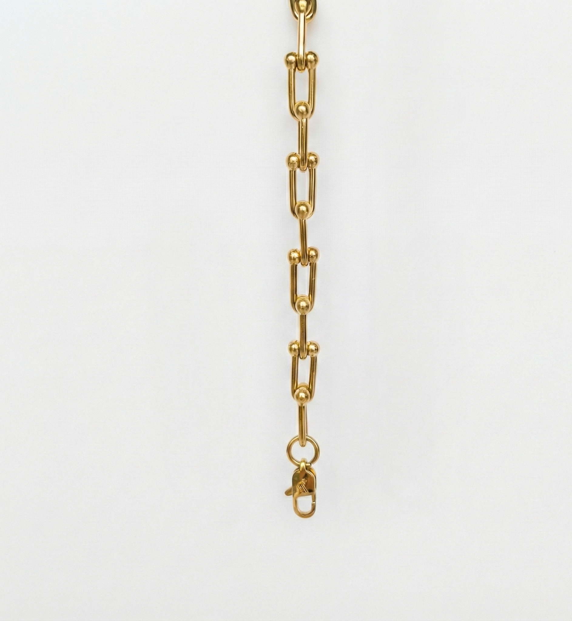 Pulsera Tipo Ancla 5mm (17cm) - Oro Laminado 18K