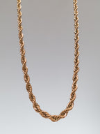 Cadena Tipo Lazo Rosa 6mm / 65cm