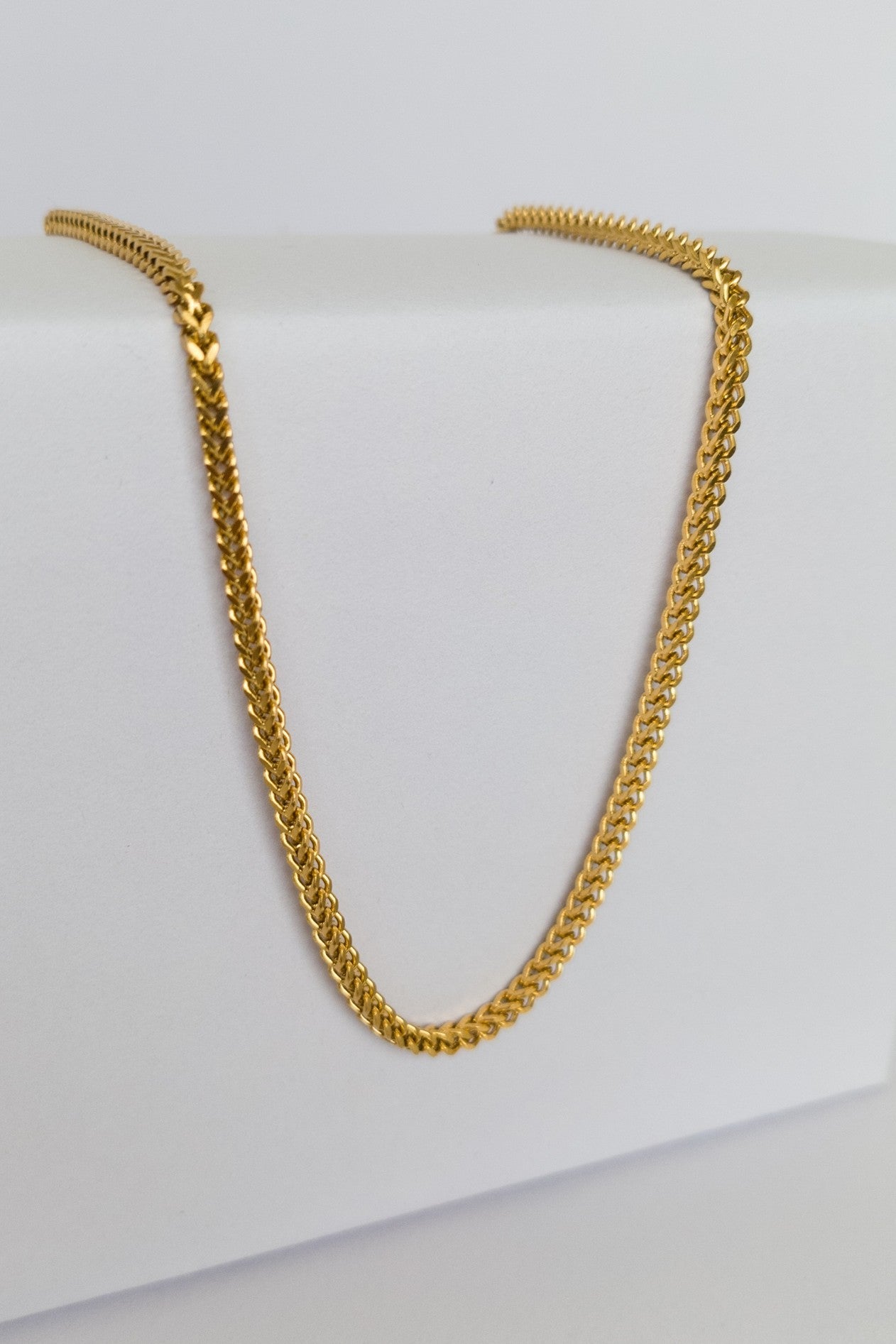 Cadena Tipo Franco 2.6 mm (45cm) - Oro Laminado 18K